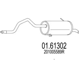 Амортизатор (MTS: 01.61302)