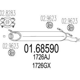 Амортизатор (MTS: 01.68590)