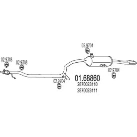 Амортизатор (MTS: 01.68860)