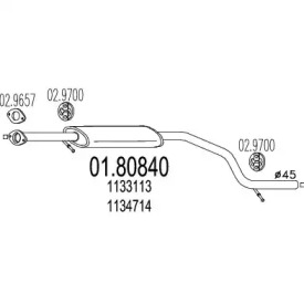 Амортизатор (MTS: 01.80840)