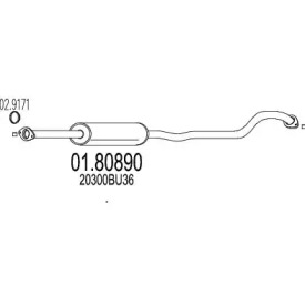 Амортизатор (MTS: 01.80890)