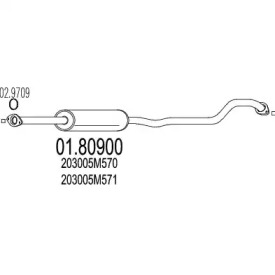 Амортизатор (MTS: 01.80900)