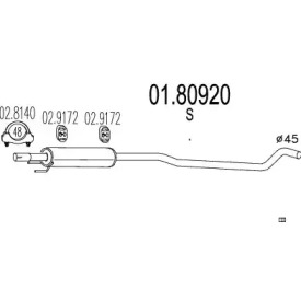 Амортизатор (MTS: 01.80920)