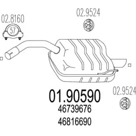 Амортизатор (MTS: 01.90590)