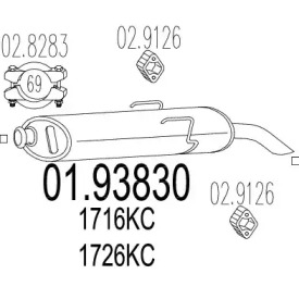 Амортизатор (MTS: 01.93830)