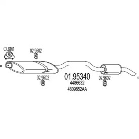 Амортизатор (MTS: 01.95340)