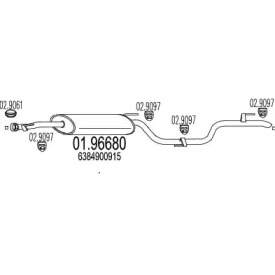 Амортизатор (MTS: 01.96680)