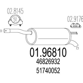 Амортизатор (MTS: 01.96810)