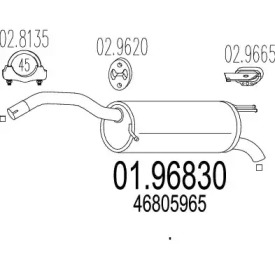 Амортизатор (MTS: 01.96830)