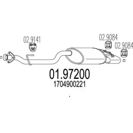 Амортизатор (MTS: 01.97200)