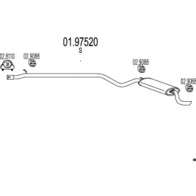 Амортизатор (MTS: 01.97520)