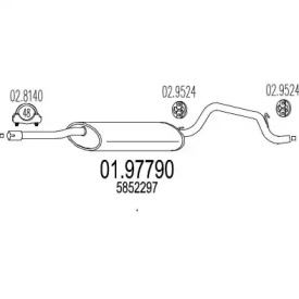 Амортизатор (MTS: 01.97790)