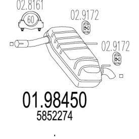 Амортизатор (MTS: 01.98450)