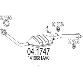 Катализатор (MTS: 04.1747)