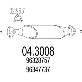 Катализатор (MTS: 04.3008)