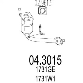 Катализатор (MTS: 04.3015)