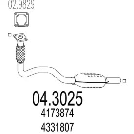 Катализатор (MTS: 04.3025)