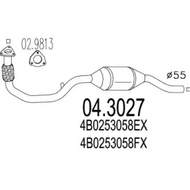 Катализатор (MTS: 04.3027)