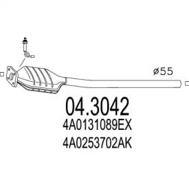 Катализатор (MTS: 04.3042)