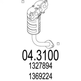 Катализатор (MTS: 04.3100)