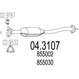 Катализатор (MTS: 04.3107)