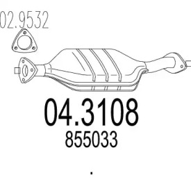 Катализатор (MTS: 04.3108)