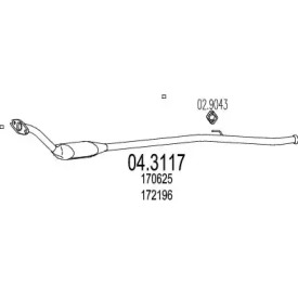 Катализатор (MTS: 04.3117)