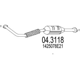 Катализатор (MTS: 04.3118)