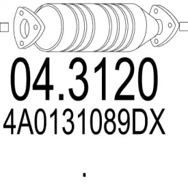 Катализатор (MTS: 04.3120)
