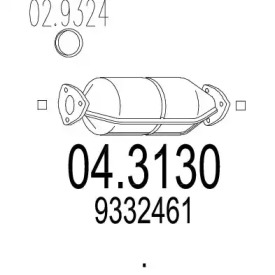 Катализатор (MTS: 04.3130)