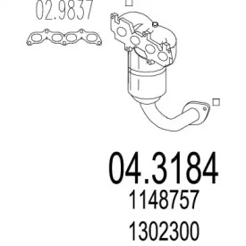 Катализатор (MTS: 04.3184)