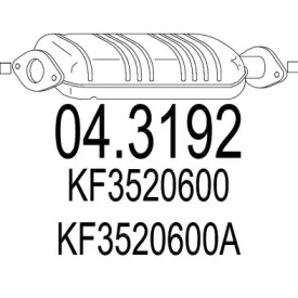 Катализатор (MTS: 04.3192)