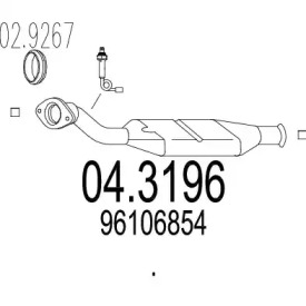 Катализатор (MTS: 04.3196)