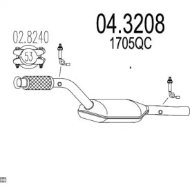 Катализатор (MTS: 04.3208)