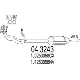 Катализатор (MTS: 04.3243)