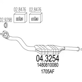 Катализатор (MTS: 04.3254)