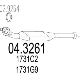 Катализатор (MTS: 04.3261)