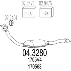 Катализатор (MTS: 04.3280)