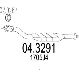Катализатор (MTS: 04.3291)