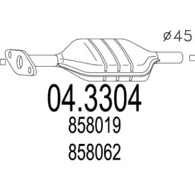 Катализатор (MTS: 04.3304)