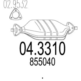 Катализатор (MTS: 04.3310)