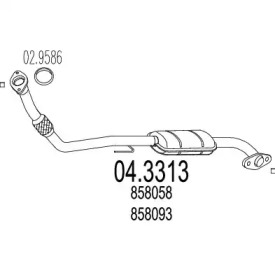 Катализатор (MTS: 04.3313)
