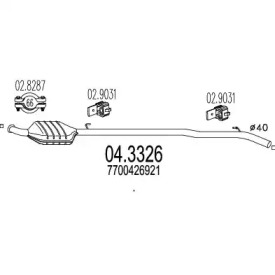 Катализатор (MTS: 04.3326)