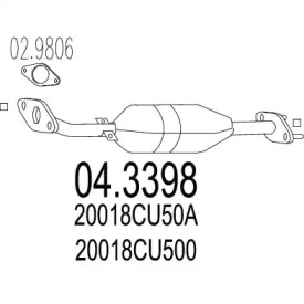 Катализатор (MTS: 04.3398)