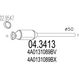 Катализатор (MTS: 04.3413)