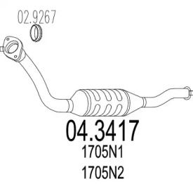 Катализатор (MTS: 04.3417)