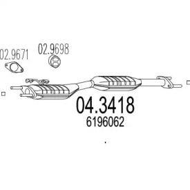 Катализатор (MTS: 04.3418)