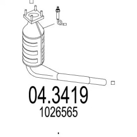 Катализатор (MTS: 04.3419)