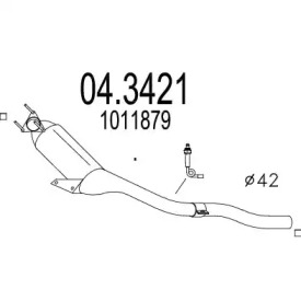 Катализатор (MTS: 04.3421)