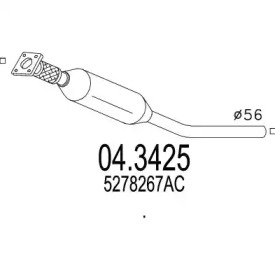 Катализатор (MTS: 04.3425)